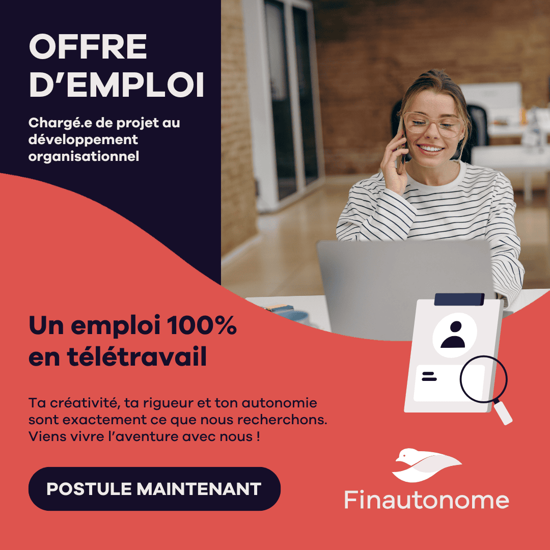 Offre d'emploi chargé.e de projet au développement organisationnel
